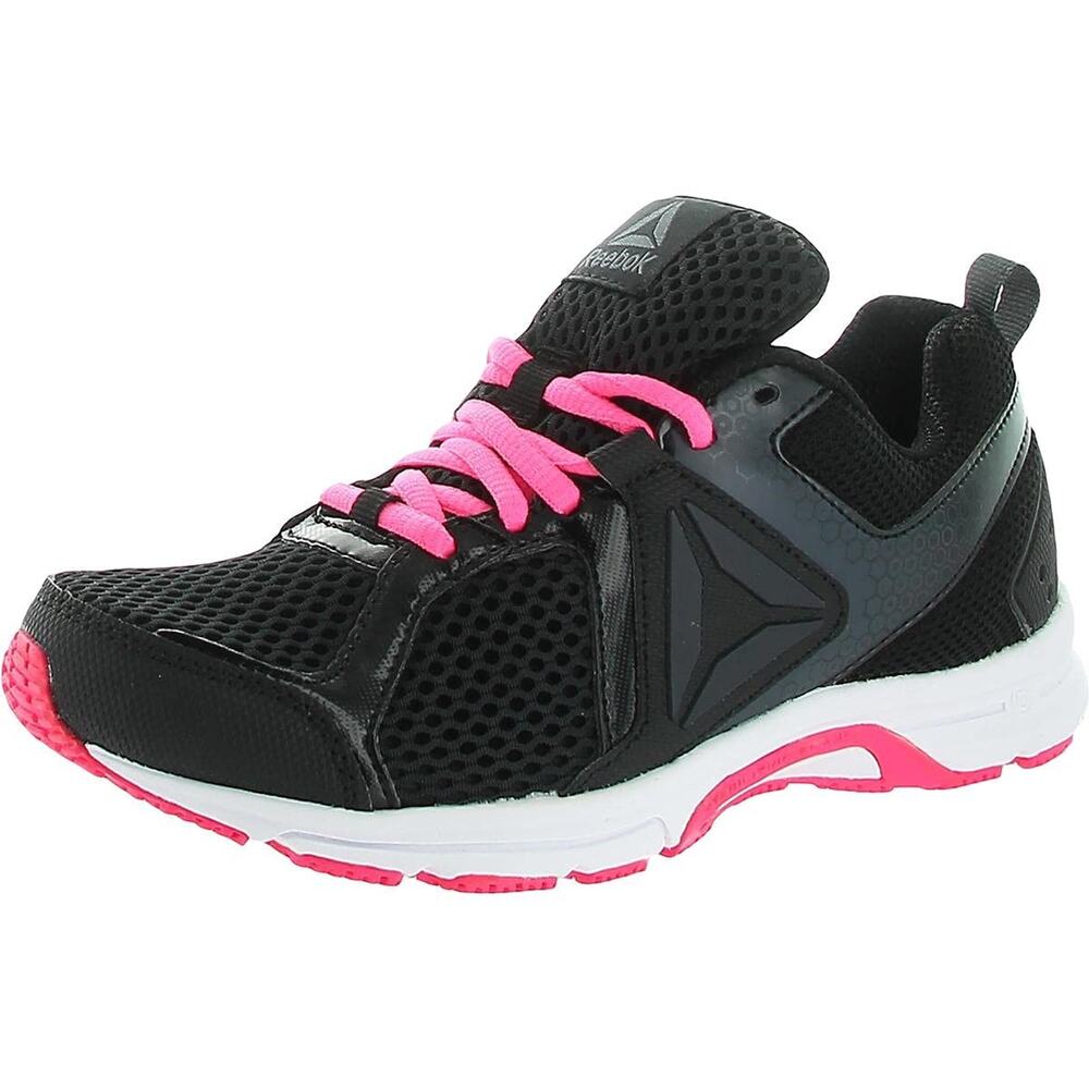 REEBOK WOMEN'S RUNNER 2.0 MT SHOE, BLACK/COAL/ACID PINK/WHITE, 6.5 M US